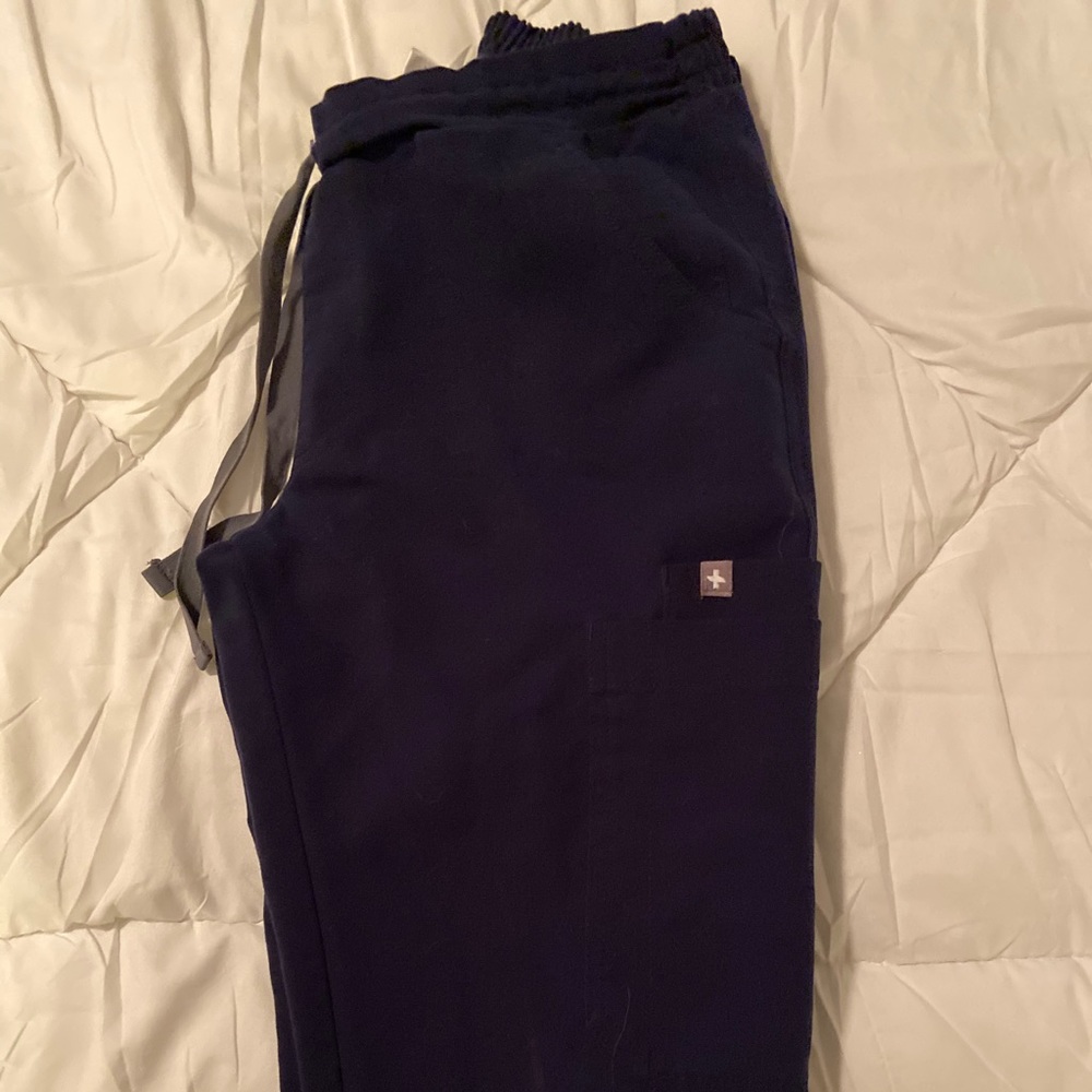 Figs Navy Blue Scrub Pants